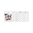 thumbnail image 7 of Newborn Baby Girl Christmas Outfits Infant Christmas Romper Ruffle Jumpsuit Bodysuit Flare Pants Fall Winter Clothes, 7 of 7