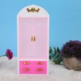 thumbnail image 5 of Ftory Plastic Wardrobe Storage Cabinet Closet For Dolls Furniture Dollhouse Accessory,Wardrobe, Dollhouse Wardrobe, 5 of 8
