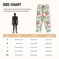 thumbnail image 2 of Salouo Strawberry Print Women's Pajama Pants Casual Loose Sweatpants PJs Flowy Pants Drawstring Palazzo for Women Wide Leg Pants Lounge Pajama -X-Large, 2 of 8