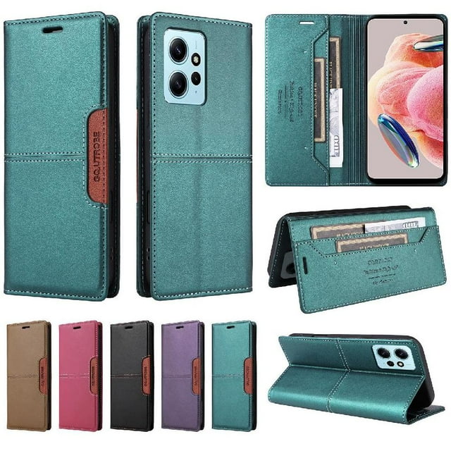 Case for FOXDOCK Realme C15 RFID Blocking Wallet Flip Cover Shockproof