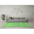 thumbnail image 3 of Ahgly Company Indoor Square Solid Green Modern Area Rugs, 8' Square, 3 of 4