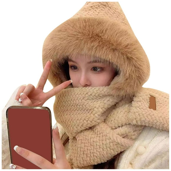 New Bear Warm Hat Female Cartoon Christmas Style Scarf Gloves Hat Three Piece Set Hat Three In One Fastskin3 Cap