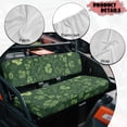 thumbnail image 6 of FKELYI St.Patrick's Day Clover Leaf Print Mule Bench Seat Cover 2 Pcs Set Dustproof UTV Seat Cover Compatible with Kawasaki Mule 600/610 Anti-Scratch Seats Protector Decor, 6 of 7