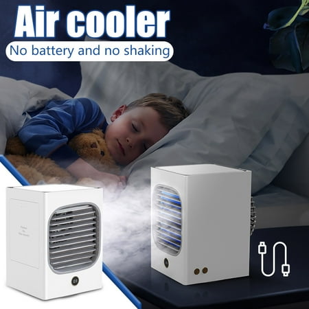 

Mittory Air Conditioner Fan Air Cooler Mini USB Air Conditioner Fan Desktop Cooling Fan