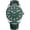Dark Green, variant on Solar Powered Mens Watch | Vegan Leather Water-Resistant Analog Wrist Watches for Men | 42mm Case | Aluminum Tachymeter Bezel | Elegant Gift for Man