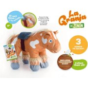 LA GRANJA DE ZENON Caballo Percheron 8 in.| Musical Stuffed Animal Soft and Huggable | El Reino Infantil