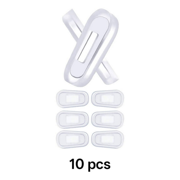 ICERUN 10 Pcs Glasses Nose Pad,Pressure-Relieving Design Eyeglass Nose Pads,Premium Silicone Nose Pads for Glasses Anti Slip