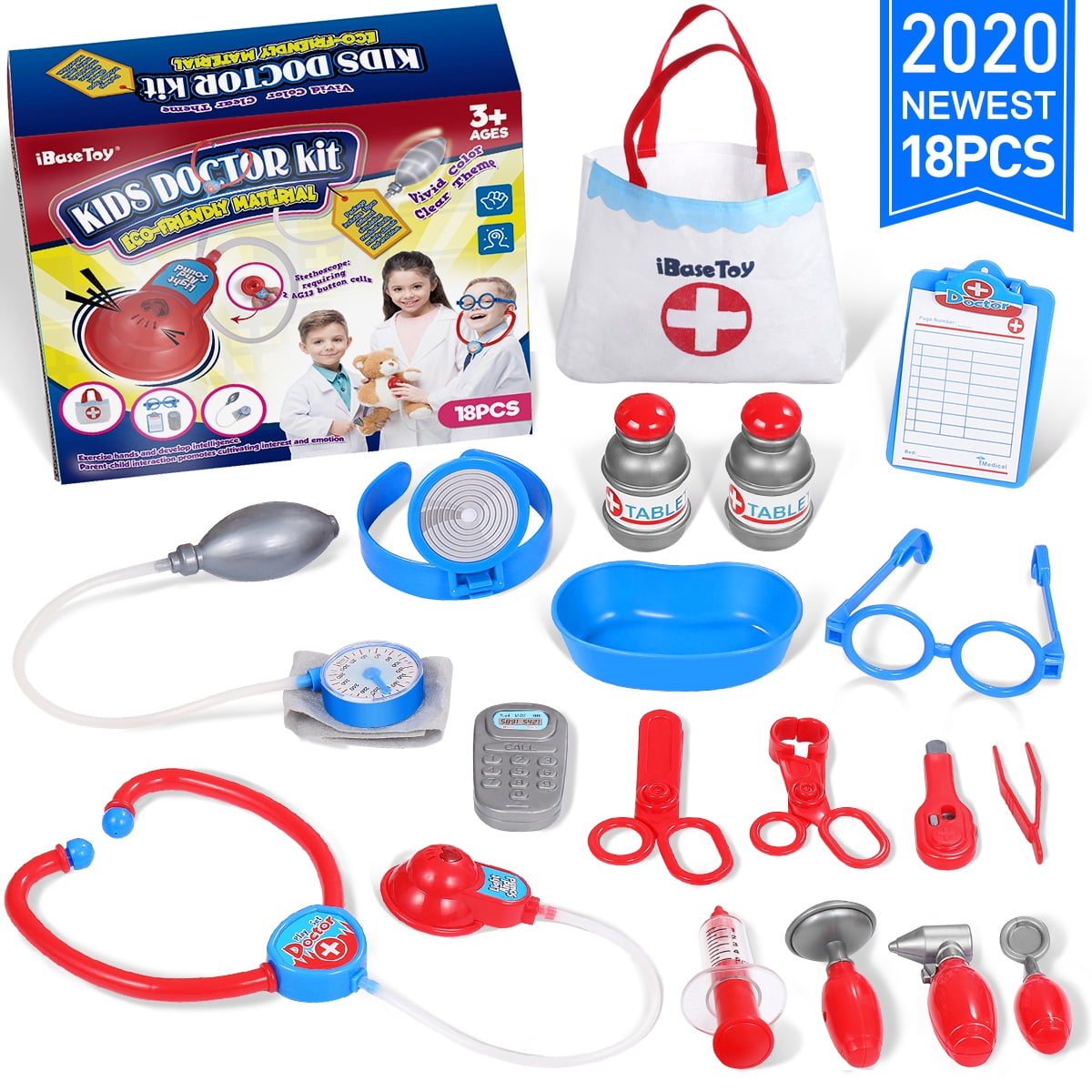 Details about   Childs Veterinarian Dr Doctor Nurse Bag Medical Stethoscope Pretend Play YW 