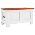 thumbnail image 2 of vidaXL Storage Chest with Lid Toy Box Trunk Entryway Hallway Solid Wood Acacia, 2 of 70