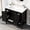 Black-1, variant on 36" Bathroom Vanity, for Bathroom, Ceramic Shape Rectangular Style, 35.98"L x 18.03"W x 35.98"H, Ample Enclosed Storage