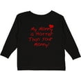 thumbnail image 3 of Inktastic My Mommy is Hotter than your Mommy Boys or Girls Long Sleeve Toddler T-Shirt, 3 of 5