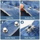 thumbnail image 5 of Guardurnaity 3a dúo de hebilla de cintura de línea , patrón delicado y hebilla de cintura de oso con brillo metálico Ropa, zapatos y accesorios Miscelánea Plata, 5 of 6
