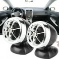 thumbnail image 4 of Mini Tweeter, High Sensitivity Universal  Sound Quality Audio Speaker Light Weight 12V 1200W  For Car Door Dashboard Glove Box Panel Silver,Black, 4 of 8