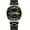 black gold, variant on Men's Fashion Luxury Stainless Steel Watches for Men Business Auto Date Chronograph Analog Quartz Wristwatches