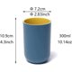 thumbnail image 3 of Vasos para beber reutilizables irrompibles, vaso de plástico para cepillo de dientes, 300 ~ 400 ml, apto para lavavajillas (azul oscuro), 3 of 4