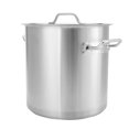 thumbnail image 2 of 36/50/71/98L Stainless Steel Stock Pot and Kitchen Soup Pot Safe Metal Cookware with Lid, 2 of 5
