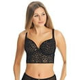 thumbnail image 3 of Freya Womens Soiree Lace underwire Bralette, 32F, White, 3 of 4
