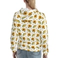 thumbnail image 7 of Kdxio Corn Sunflowers Print Womens Oversized Hoodies Sweatshirts Hooded Pullover Tops Sweaters Casual-X-Large, 7 of 7