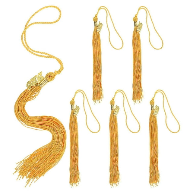 6pcs Graduation Cap Tassel Set For 2025 Graduation Accessories Diy Graduation Cap Decor Soft And Comfortable Grad Hat Tassel For College Graduations