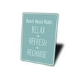 thumbnail image 4 of Beach Relax Novelty Decor, Metal Wall Sign - 10x14 Inches, 4 of 4