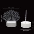 thumbnail image 3 of YSITIAN Night Light for Kids, 3D Illusion Peacock Lamp J1116-56, 3 of 6