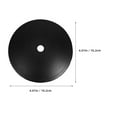 thumbnail image 2 of HOMEMAXS 2 Pcs Toilet Brush Anti-fouling Sheet 10.20X10.20X2.10CM Black, 2 of 8