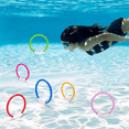 thumbnail image 2 of 16PCS Pool Toys, Colorful Pool Rings for Kids, Underwater Training, Swimming Pool Dive Ring Toy for Kids, 2 of 5