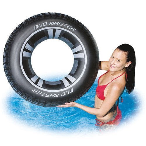 SPLASH-N-SWIM MUD MASTER Tire Pool Swim Ring for sale online 