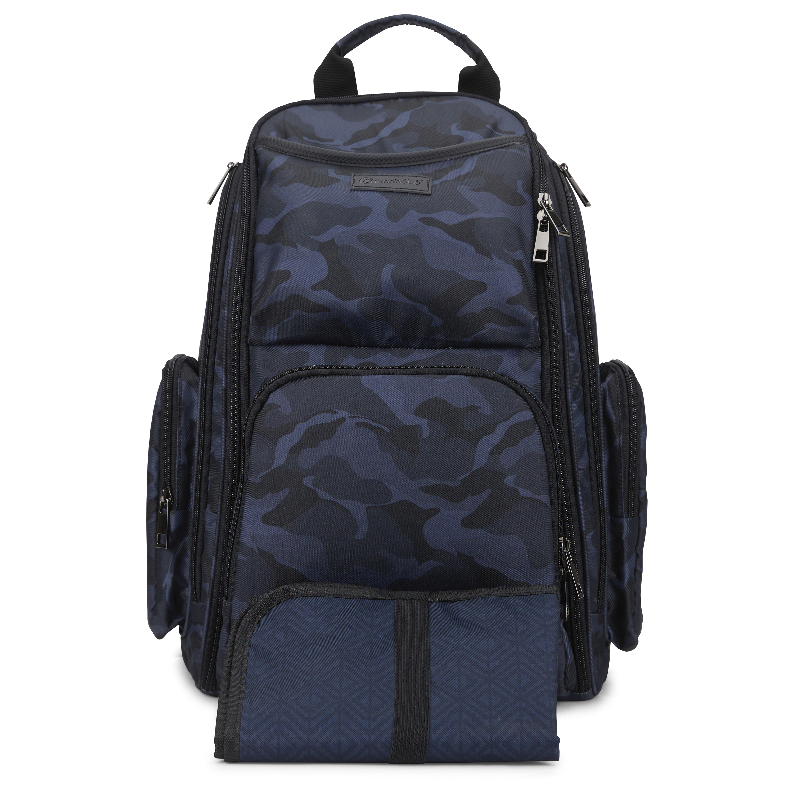 Monbebe Infant Diaper Bag Backpack with Changing Pad, Navy Camo - image 2 of 15