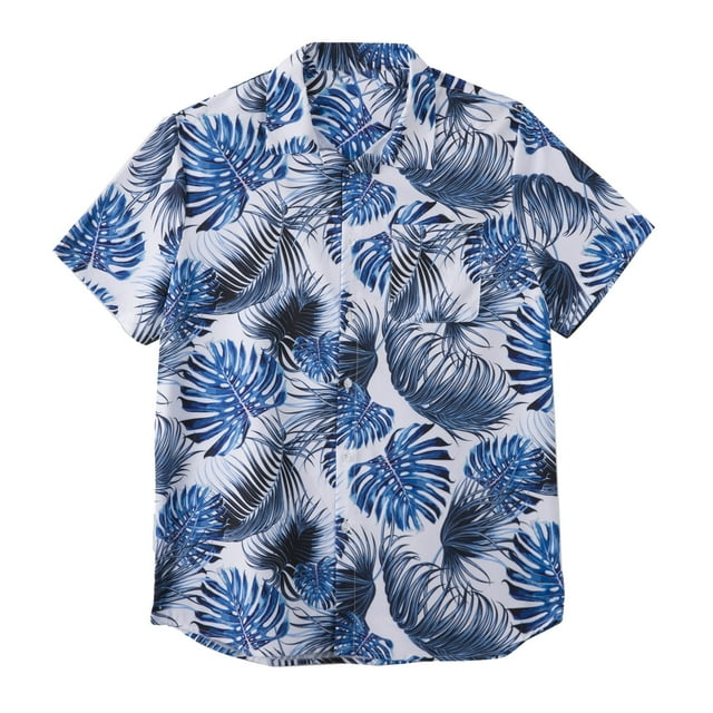 Pyjamas Assortis pour Famille Ensembles Assortis Style Parent-Enfant Vacances Chemise Bleue Robe Combinaison Complète Maison Vacances Famille Pyjamas Assortis Ensembles de Vacances en Famille