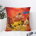 thumbnail image 6 of The Lion King Throw Pillow Cover Decoration Pillow Case Cushion Home Decor for Home Sofa Couch 20"x20", 6 of 7