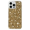 thumbnail image 6 of Compatible with iPhone 13 Pro Case Gel Glitter Sparkle Bling Women Girls Cases Cute Rubber Slim Soft Silicone TPU Shockproof Drop Phone Protective Cover for iPhone 13 Pro,Gold, 6 of 6