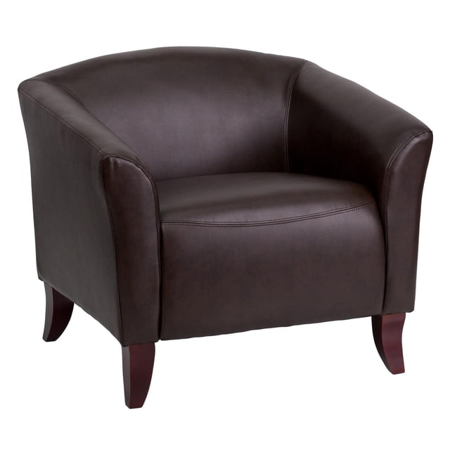 HERCULES Imperial Series White Leather Chair