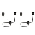 thumbnail image 2 of Candle Stick Holder, Multi Purpose 3 Arm Candle Holder Metal Simple Look  For Party, 2 of 8