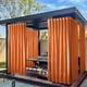 thumbnail image 4 of Cortina mosquitera impermeable para exteriores | Sistema de suspensión de metal de poliéster | Azul marino, rosa, blanco, vino, café, morado, naranja, rosa, caqui y verde | Protección UV,, 4 of 6