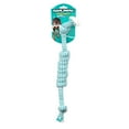 thumbnail image 2 of Mammoth Flossy Chews EXTRA FRESH Cottonblend Monkey Fist Bar Rope Dog Toy, Large, 18", 2 of 5