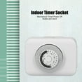 thumbnail image 4 of Outlet Timer, Indoor Timer Socket Intelligent Mechanical Cycle Timing 15min Increment Plug and Play  for Phone for Kitchen, 4 of 8