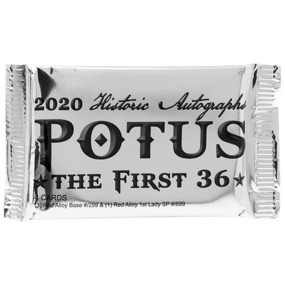 POTUS The First 36 Trading Card Bonus Pack (4 Cards)