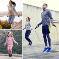 thumbnail image 5 of Weighted Jump Rope - For Fitness , Cardio, Boxing , Crossfit, Endurance Training, Jumping Exercise. - black, 5 of 5