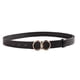 thumbnail image 2 of Cinturón decorativo de moda para mujer y hombre, cinturón de piel sintética para mujer. Negro, 2 of 9