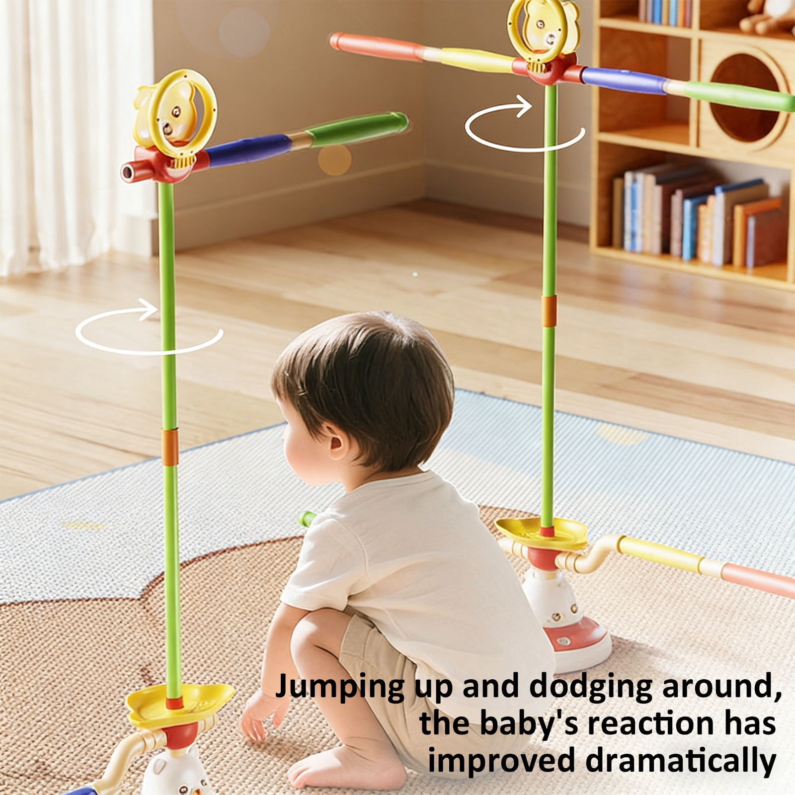 Children's Puzzle Early Education Music Toy Multi Exercises Machine Jump Rope and Basketball for Kids Fitness