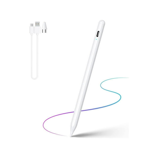 Stylus Pen, Active Stylus Pen Compatible for iOS and Android Touchscreens/Phones, Rechargeable Stylus Pen with Dual Touch Screen, Stylus Pencil for Apple iPad/iPhone/Android/Samsung Tablet
