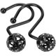 thumbnail image 1 of Ganchos de cortina de ducha con bola hueca, 12 Uds., ganchos de anillos para cortina de ducha, 1 of 5