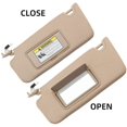 thumbnail image 5 of 83280-TA5-A51ZA 83280TA5A51ZA para Accord 2008 2009 2010 2011 Visera solar beige para lado izquierdo del automóvil con luz, 5 of 5