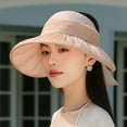 thumbnail image 2 of Fgnfyis Ladies Fairy Velvet Beret Summer Lightweight Breathable Sun Elegant Hollow Top Design Khaki M, 2 of 6