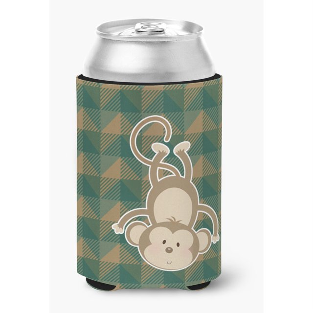 "Treasures BB7023CC Monkey Can o Bottle Hugger, Can Hugger, Multicolor" Caroline's Treasures BB7023CC