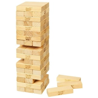 Jenga Official Giant JS6 - Extra Large Size Stacks to Over 4 feet, Includes  Heavy-Duty Carry Bag, Premium Hardwood Blocks, Splinter Resistant