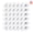36pcs, variant on Adhesive Picture Hooks,12/24/36 Pcs Heavy Duty Wall Hangers,2.36×2.36 Inch,20 lbs Max Load No Drill Nail Free Sticky Hooks,Waterproof Transparent Hooks for Bathroom Kitchen Frames