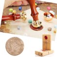 thumbnail image 4 of Cuadros Decorativos Sello de cera retro Cabeza de sellado Sello de cera Reemplace la cabeza de cobre antigua (HY010) DQrwqpou Nuevos Originales, 4 of 7