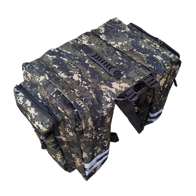 Versatile Side Rear Rack Pannier Bag Convertible Trunk Luggage for